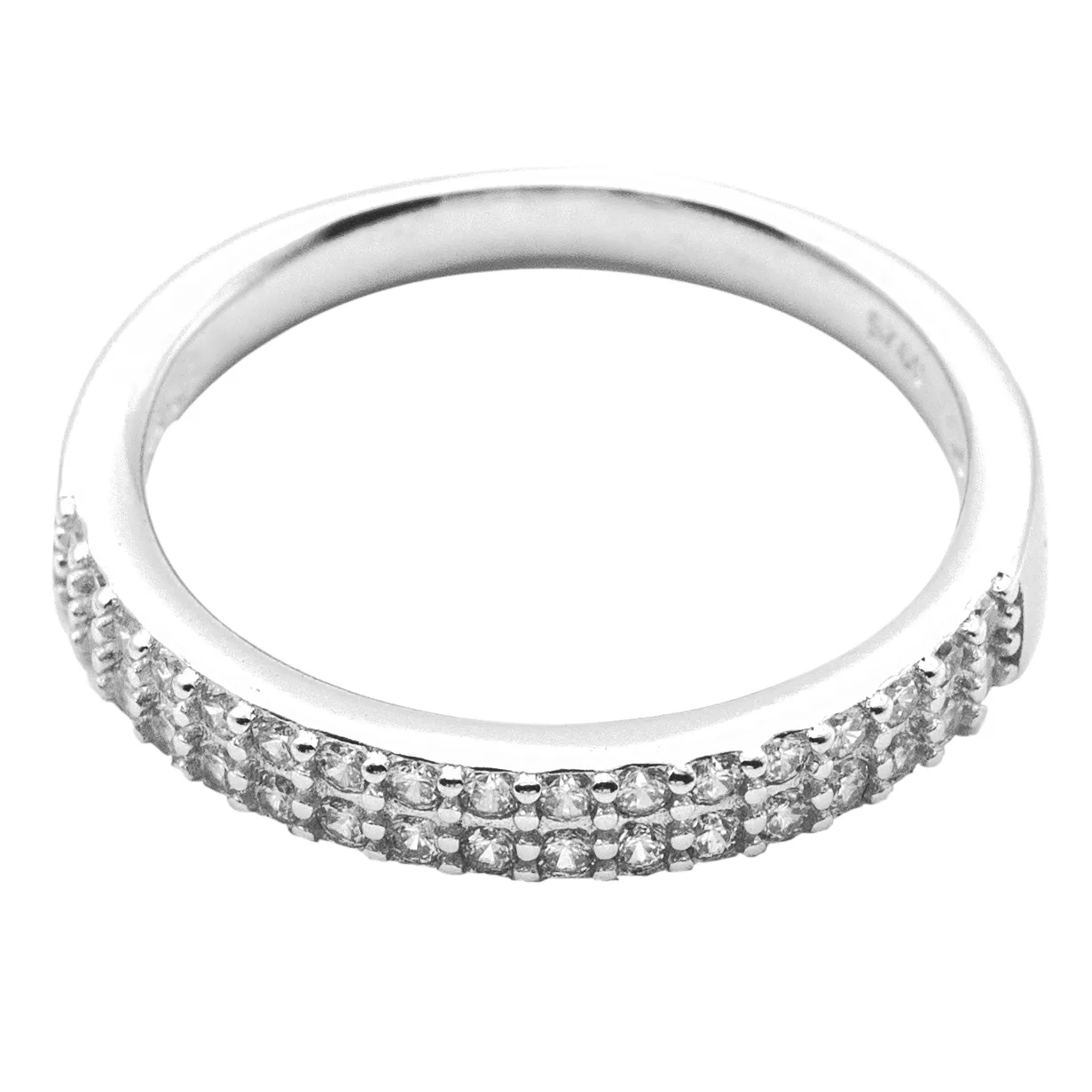 Nimy ring archive photograph showing the circular shape of a stone-set band